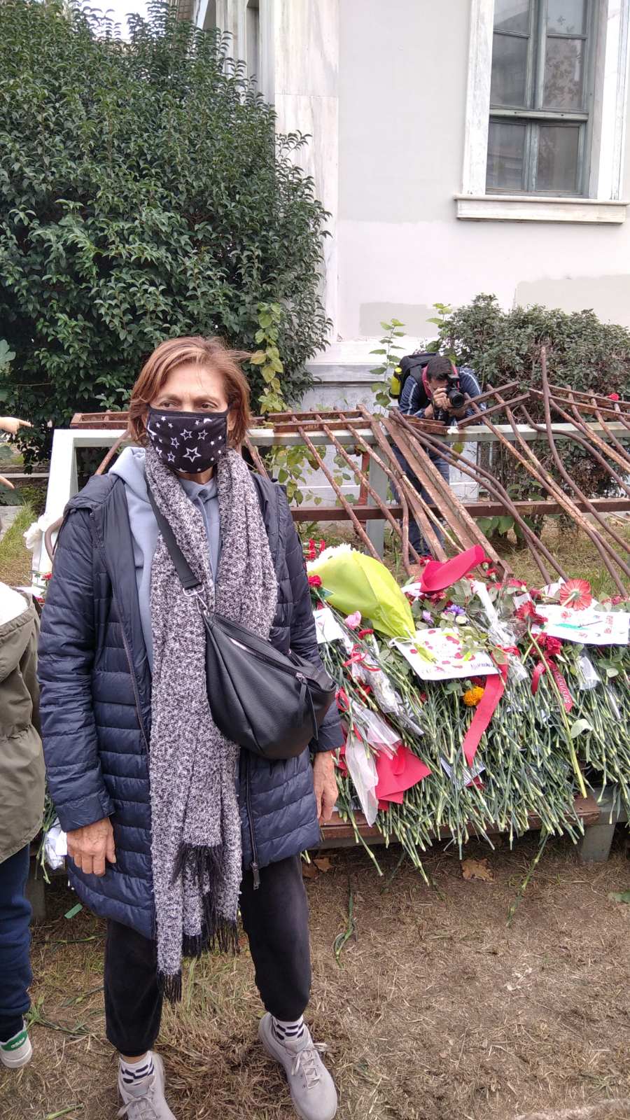 Η Ειρήνη, στις 17 Νοέμβρη, στο Πολυτεχνείο.